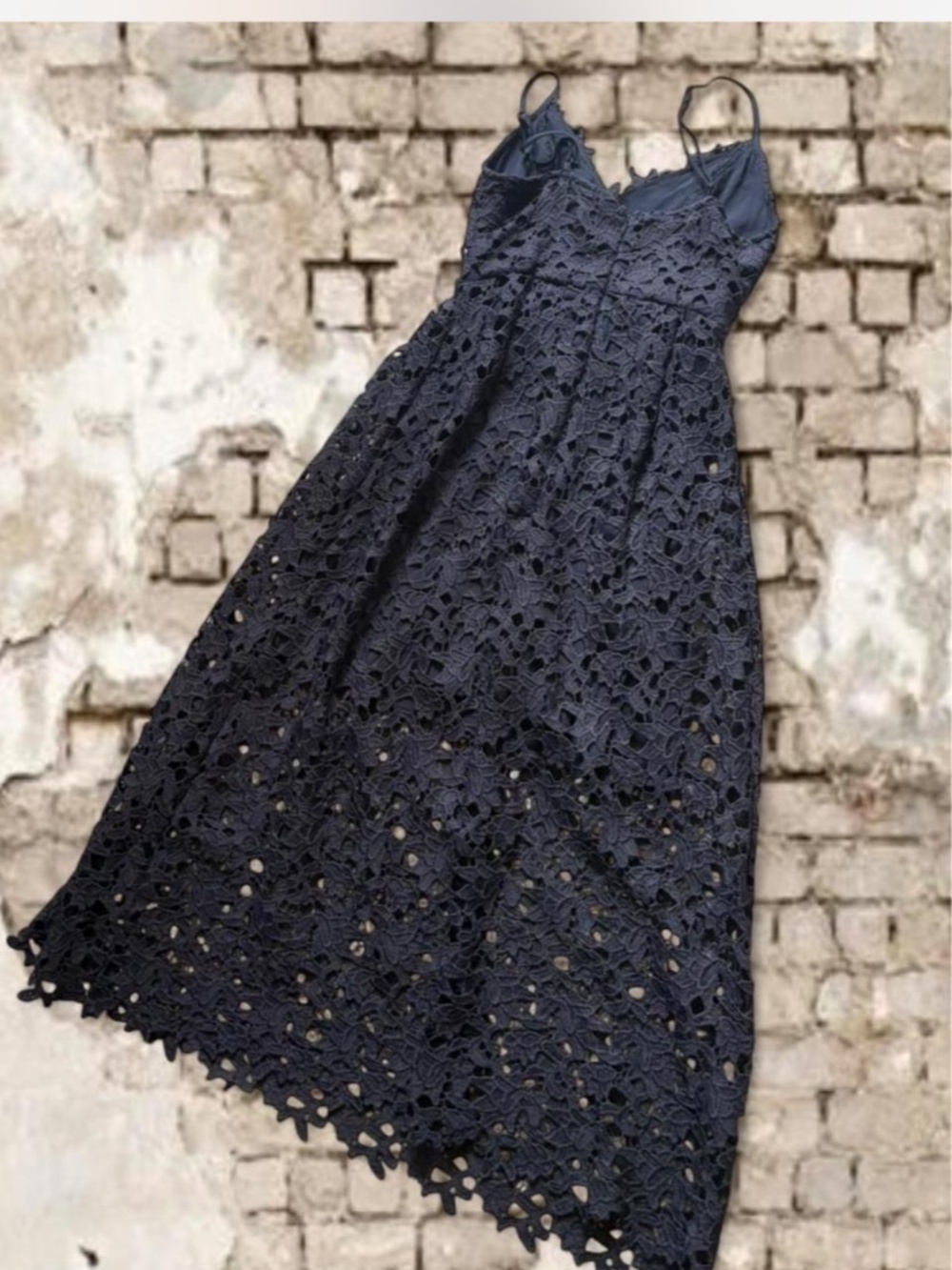 ASTR the Label Lace Midi Dress - Blue - Size XS - Picture 6 of 7